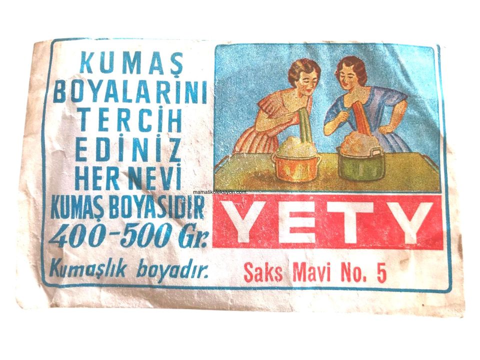 Yety Kumaş boyaları (Kapalı ambalaj)