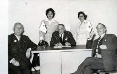 Bursa Kızılay yöneticileri - Fotoğraf