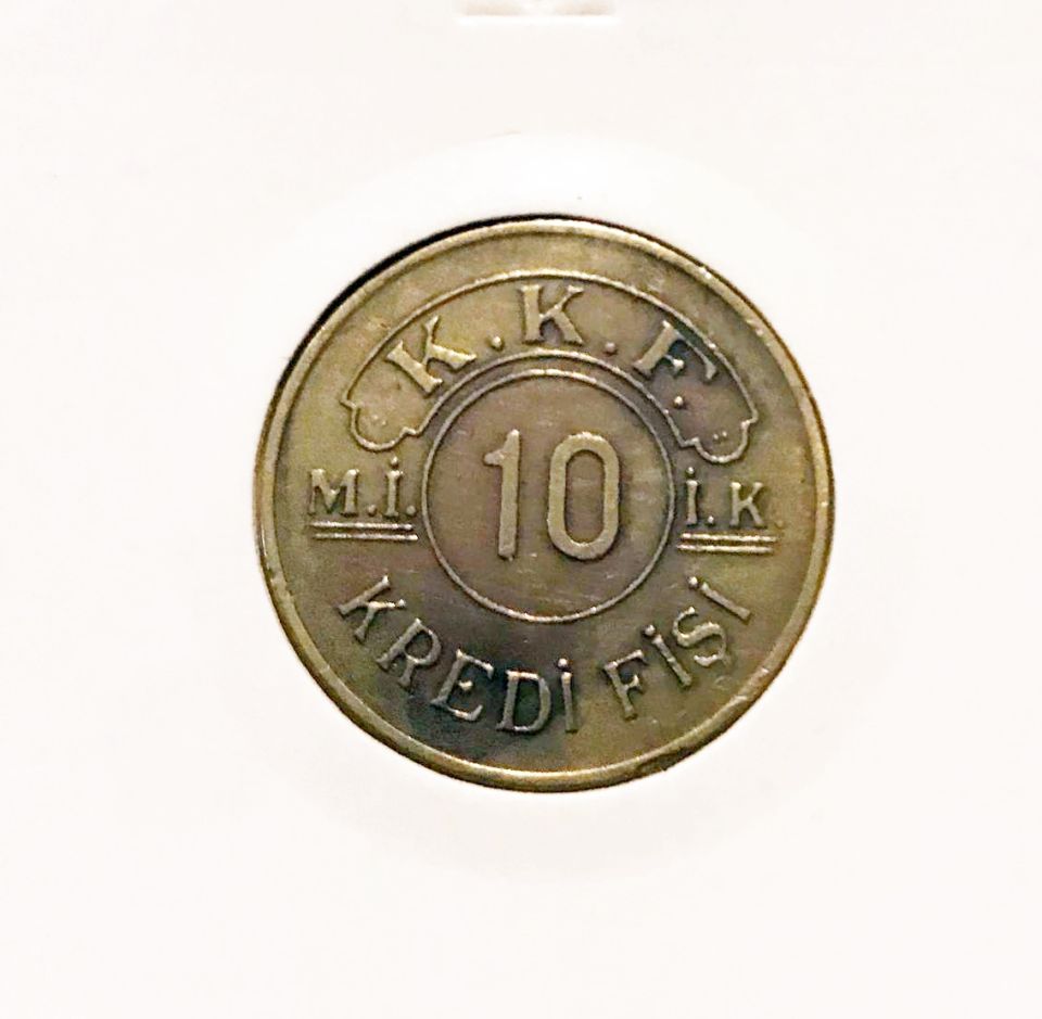 K.K.F KREDİ FİŞİ - 10, 25, 100'lük / Üç adet (DARPHANEDE BASILMIŞTIR)