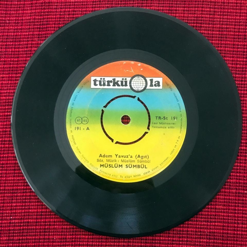Adem YAVUZ'a ağıt - Barış için - Müslüm SÜMBÜL / 45'lik plak
