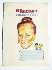 Adile NAŞİT kapaklı. Hürriyet Çocuk Kulübü - Defter