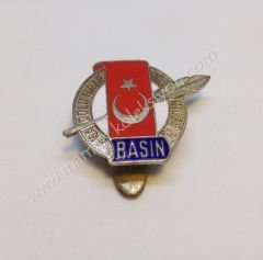 Anadolu Gazeteciler birliği mineli papuçlu rozet