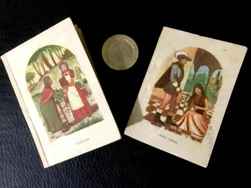 Mavi Sakal - Periler / Minyatür kitap - 6x8 cm. 15 sayfa / Tavus Reklam Neşriyatı
