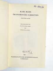 Ökonomische Schrıften / Karl MARX - Kitap