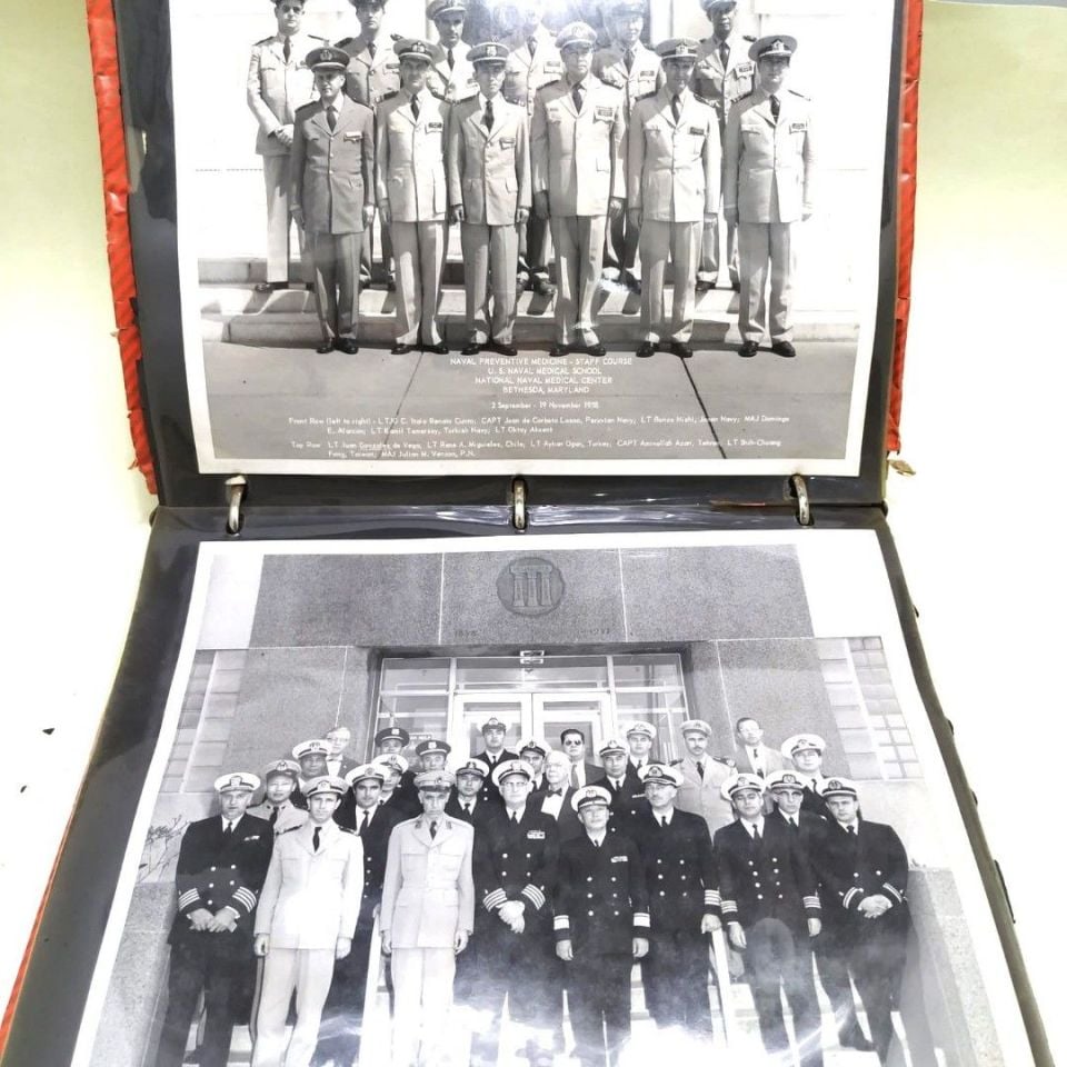 Denizci hekimlerle ilgili albüm - 14 adet 20x25 fotoğraf / NADİRRR