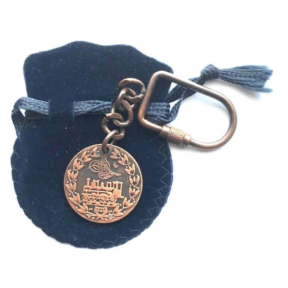 Hicaz Demiryolu - Bronz görünümlü anahtarlık