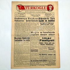 Türkoğlu gazetesi, 27 Nisan 1959 - Efemera