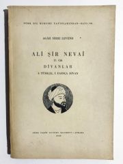 Ali şir nevai 2. Cilt divan lar 4 Türkçe 1 farsca divan - Agah sırrı levend