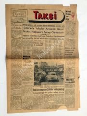 Taksi gazetesi, 22 Ekim 1954 (Haliyle) - Efemera