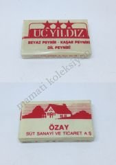 Özay süt sanayi ve ticaret - Üç Yıldız Beyaz peynir -  Kibrit Süt ve süt ürünleri