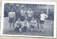 S.B.O. - Ziraat Orhan Adnan (Fazıl) Hüseyin Haluk Semih.1940 Futbolcular - 7x11 cm Fotoğraf