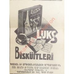 Jamanak gazetesi, 1935 - Hitler haberli, Lüks büsküitleri - Efemera