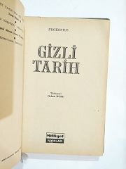 Gizli Tarih - PROKOPIUS - Kitap