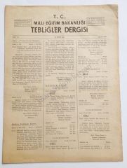 T.C. Milli Eğitim Bakanlığı Tebliğler dergisi - 14 Ekim 1963 - Kitap