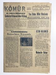 Kömür Havza Gazetesi - 24 Aralık 1945