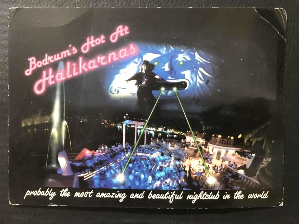 Hotel Disco Halikarnas - Reklam kart / Efemera