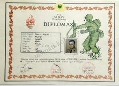 M.S.B. Piyade Okulu Diploması - 1963 - Efemera