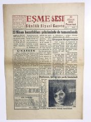 Eşme Sesi - Günlük Siyasi Gazete / Sayı : 1 - 1968
