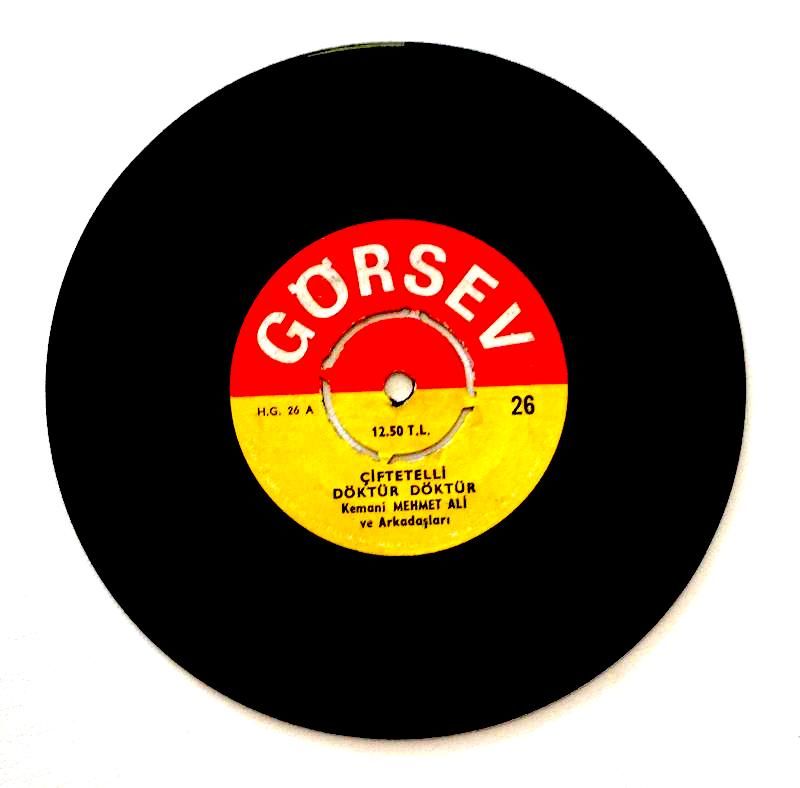 Çiftetelli Döktür Döktür  - Bahriye Çiftetellisi Kelle  / Kemani Mehmet Ali - 45'lik PLAK