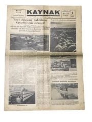 Kaynak Gazetesi - 7 Mart 1936 / Kayseri Dokuma Fabrikası