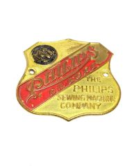 Philips de luxe - The Philips Sewing Machine Company / Dikiş makinesi arması