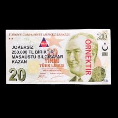 Aksan Jokersiz 25000 TL biriktir - 20 TL