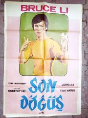 Son dövüş - Bruce LEE / Film afişi -  Orijinal dönemin baskısıdır, yeni baskı değildir.