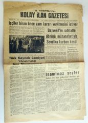 İş adamlarının kolay ilan gazetesi, 20 Mart 1959 - Efemera