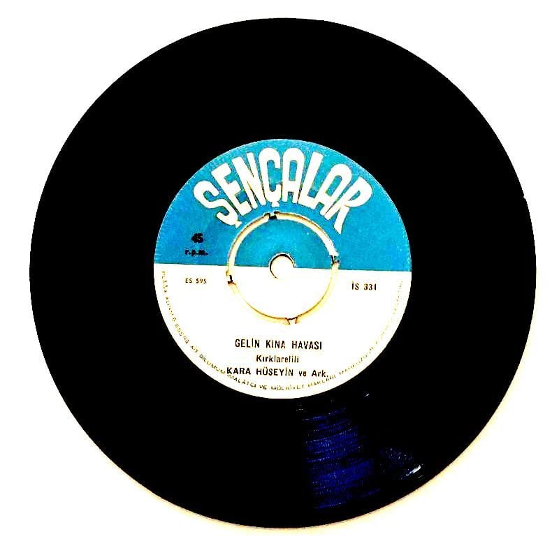 Gelin Kına Havası - Düğün Havası / Kırklarelili  Kara Hüseyin Ve Arkadaşları - 45'lik PLAK