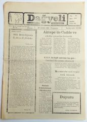 Kırıkhan Dağyeli gazetesi, 20 Aralık 1984 - Efemera