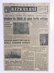 Üsküdar Kız Kulesi - Sayı : 1 / 2 Şubat 1964