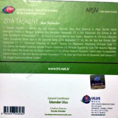 Ziya TAŞKENT'ten seçmeler Türk Sanat  Müziği Cd TRT Arşiv serisi