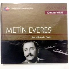 Solo albümler serisi Metin EVERES Türk Sanat  Müziği Cd TRT Arşiv serisi