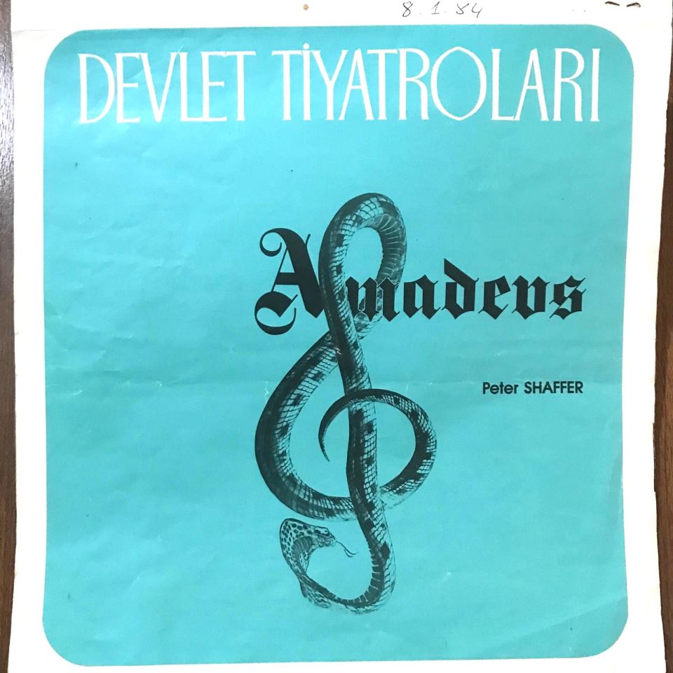 Amadeus Peter Shaffer / Devlet Tiyatroları - Broşür
