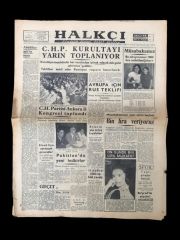Halkçı Gündelik Siyasi Sabah Gazetesi - Ankara / 25 Temmuz 1954