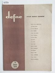 67 Temmuz 1969 - Defne Aylık Sanat Dergisi - Dergi