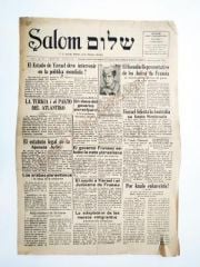 Şalom gazetesi - 1 Mart 1951 - Efemera