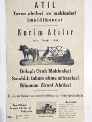 Atıl Tarım aletleri ve makineleri imalathanesi ESKİŞEHİR - Gazete, dergi reklamı