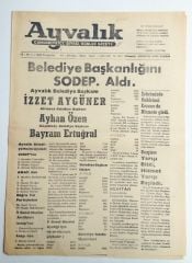 Ayvalık gazetesi, 29 Mart 1984 - Efemera