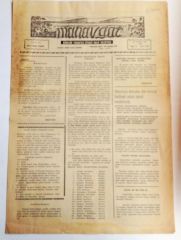 Manavgat gazetesi, 20 Kasım 1984 - Efemera