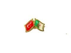 Türkiye, Cezayir - Bayraklı rozet