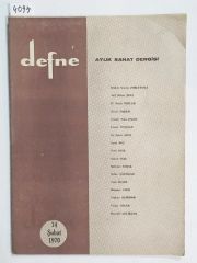 74 Şubat 1970 Defne Aylık Sanat Dergisi - Dergi