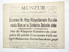 Munzur - Tunceli'yi sevenlerin gazetesi - 27 Ekim 1959
