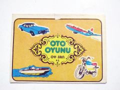 Oto Oyunu Oy-San A.Ş. - Sakız oyunu