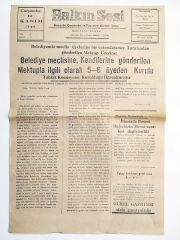 Halkın Sesi 12 Kasım 1969 UŞAK - Gazete