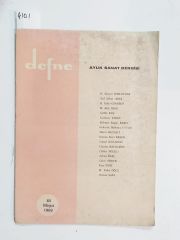 65 Mayıs 1969 Defne Aylık Sanat Dergisi - Dergi