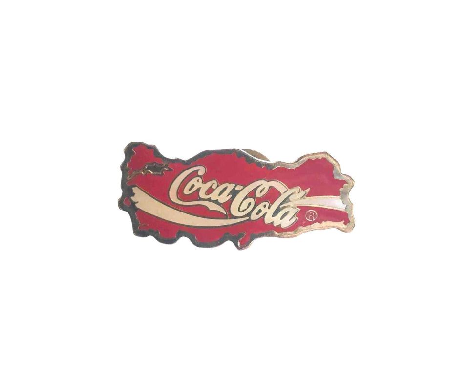 Coca Cola - Türkiye haritası / Eski rozet