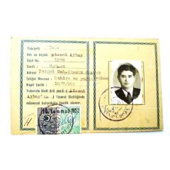 Tekirdağ Ticaret ve Sanayi Odası 1952 Hüviyet varakası - Efemera