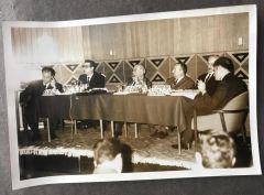 Tarabya Otelinde, Ekonomik ve Sosyal Etüdler Konferansı - 13x18 fotoğraf