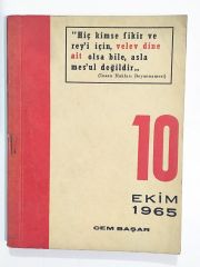 10 Ekim 1965 / Cem BAŞAR - Kitap